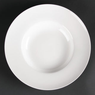Olympia Lumina Pasta or Soup Bowls White 205mm (6 Pack) - CD635