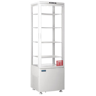 Polar C-Series Energy Efficient Curved Door Display Fridge White - 235Ltr - CX575-A