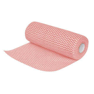 Jantex Non Woven Cloths Red (Roll of 100 Sheets) - CS805
