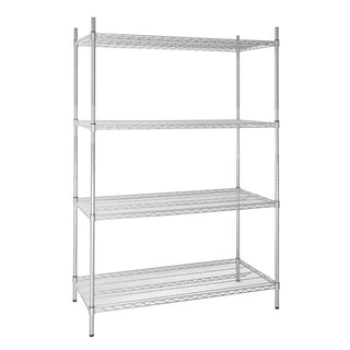 4 Tier Wire Tower Unit 610x610mm- Vogue U257