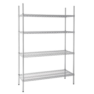 4 Tier Wire Tower Unit 610x610mm- Vogue L927