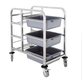 Stainless Steel Bussing Trolley- Vogue DK738