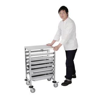 Gastronorm Racking Trolley 7 Level- Vogue GG498