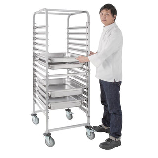 Gastronorm Racking Trolley 15 Level- Vogue GG499