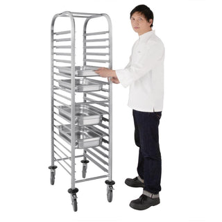 Gastronorm Racking Trolley 20 Level- Vogue U376