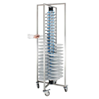 Mobile Plate Rack 84 Plates- Vogue GK978