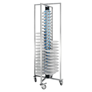 Mobile Plate Rack 84 Plates- Vogue GK978