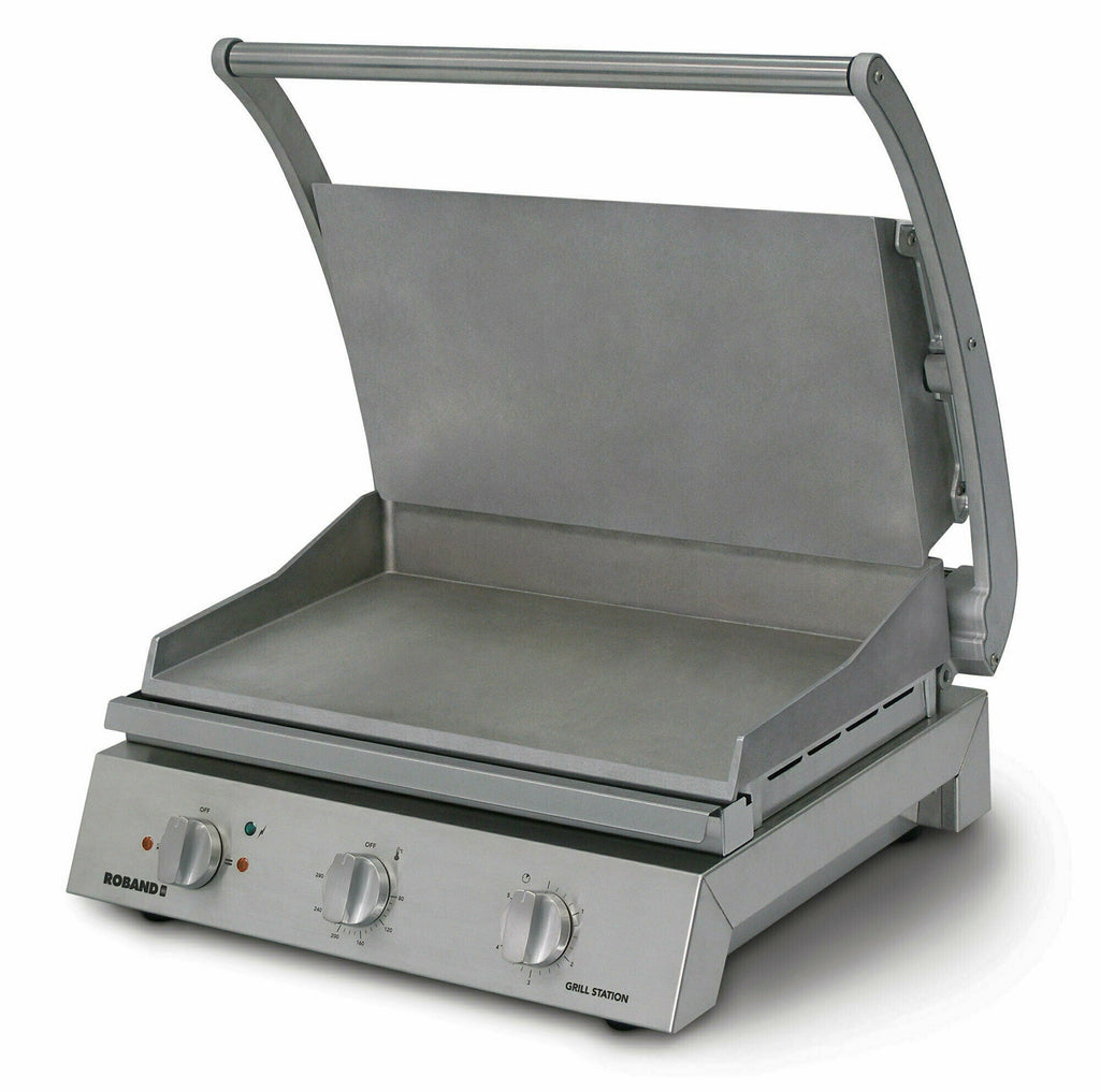 Grill Station 8 slice, smooth plates- Roband RB-GSA810S