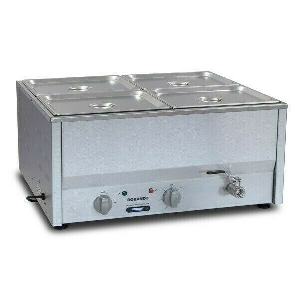 Counter Top Bain Marie 4 x 1/2 size 100mm pans- Roband RB-BM4A