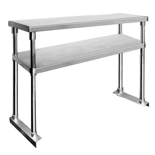 Double Tier Workbench Flat Feet Overshelf- Modular Systems 1800-WBO2