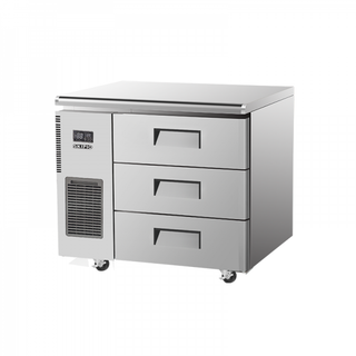 Skipio Two Drawer Underbench Fridge - 900mm Wide SUR9-3D-3