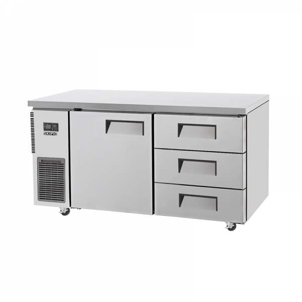 Skipio SUR15-3D-3 Three Drawer Underbench Fridge - 1500mm Wide