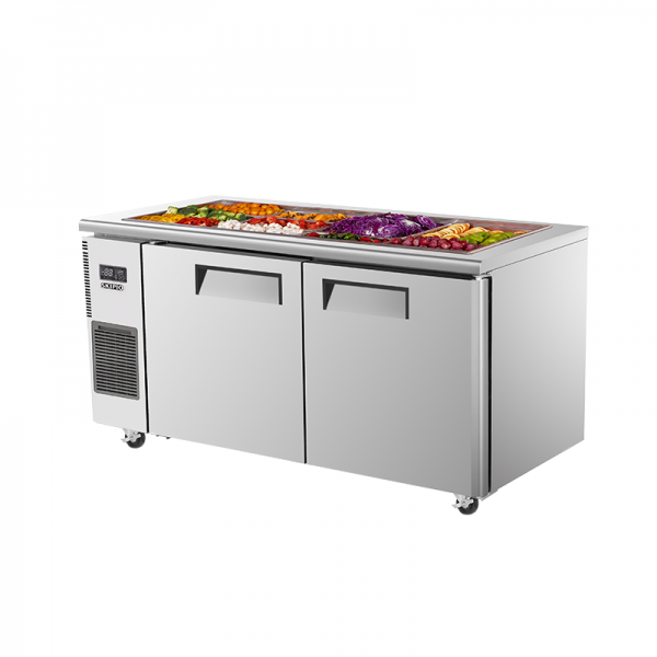 Skipio SSR15-2 Two Door Salad Prep Buffet Fridge - 458Ltr