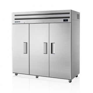 Skipio SRT65-3 Three Solid Door Upright Fridge