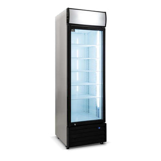 AG Equipment 420 Litre Single Door Upright Display Fridge - Glass Door CU420TNG