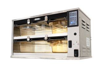 Duke Hot Hold Cabinet - 100mm deep with Dedicated Lids - RFHU-24-DL084GM