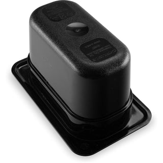 Carlisle StorPlus Black Polycarbonate 1/9 Food Pan 1.1L Capacity 108mm x 175mm x 100mm - 3068703