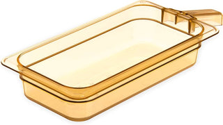 Duke Single Handled Amber Pans 1/3 size 102mm - 30861H13 Pack of 12