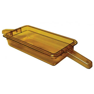 Carlisle Single Handled Amber Pans, 1/3 size, 64mm - 12 pack - 30860H13