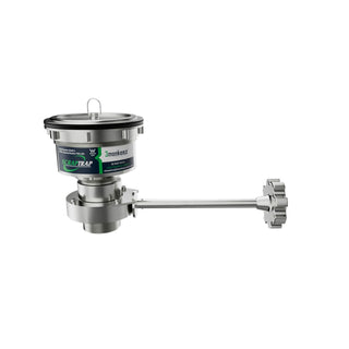 3Monkeez 316 Cast Stainless Sink Waste Arrestor with Cast Stainless Shut Off Valve (125mm) - SCRAP-C-316