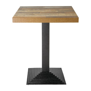 Cast Iron Step Square Table Base- Bolero CE153