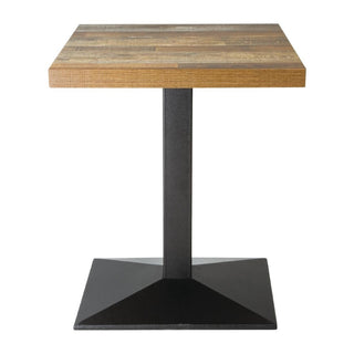 Pre-Drilled Square Table Top Urban Dark 600mm- Bolero DR821