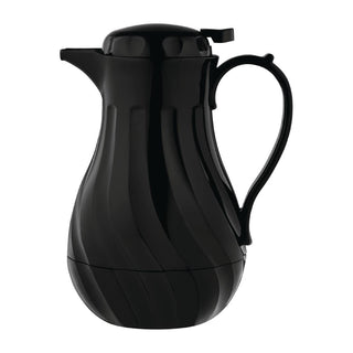 Olympia Insulated Swirl Jug Black 2Ltr - GL970