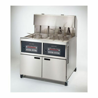 Henny Penny 340 Series Large Capacity Single Well Auto Lift Electric Open Fryer with 8000 Computron