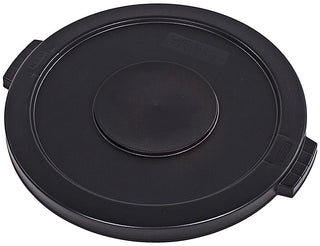 Carlisle Bronco Black Round Waste Bin Lid to suit 75L Bronco Waste Bins 508mm x 32mm - 34102103