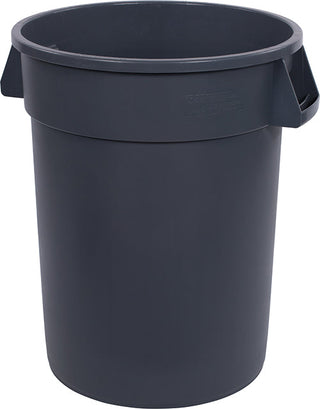 Carlisle Bronco Grey Round Waste Bin with Handles 121L Capacity. Bottom Dia 457mm x 705mm Top Dia 579mm - 84103223