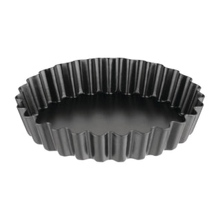 Vogue Non-Stick Mini Quiche Tin With Removable Base 100mm (Pack of 3) - CW991