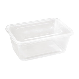 Fiesta Recyclable Large Plastic Microwave Containers - DM183