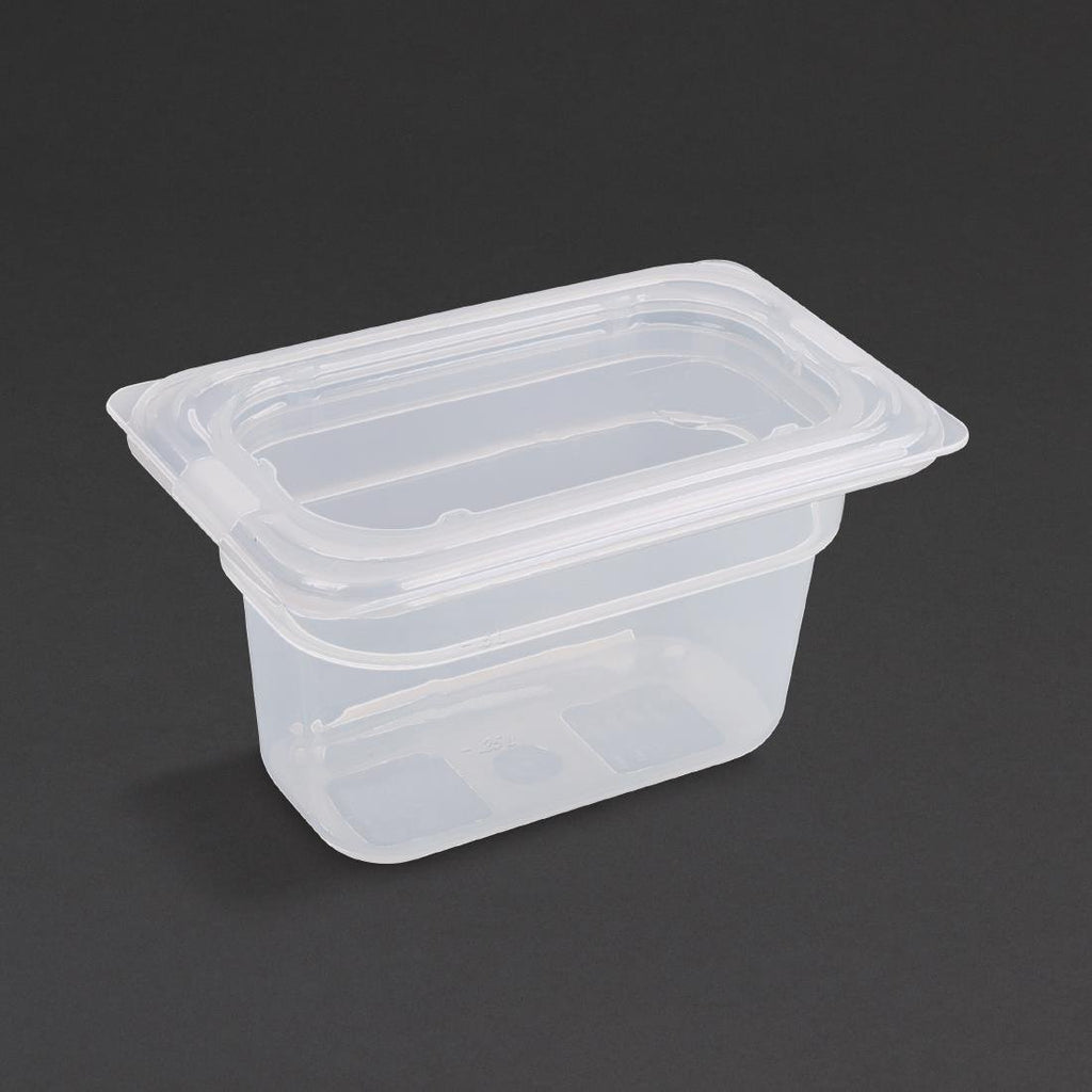 Polypropylene 1/9 Gastronorm Tray 100mm- Vogue GJ529