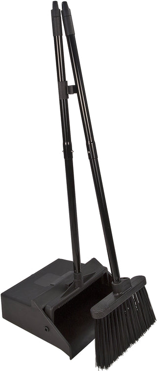 Carlisle Black Duo-Pan™ Lobby Pan with Broom 292mm x 300mm x 914mm - 36141503