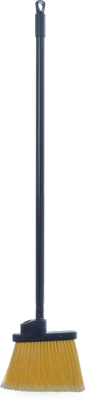 Carlisle Duo-Sweep Lobby Angle Broom with Flare Polypropylene Bristles Overall Length: 914mm Bristle Length 102mm to 114mm - 3686100