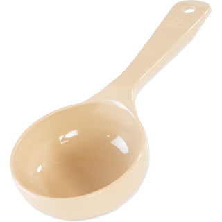 Carlisle Measure Miser Beige Measuring solid spoon with short handle 150mL Capacity - Pack of 12 - Pack Price - 493306