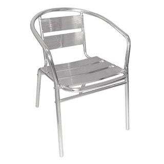 Aluminium Stacking Chairs 735mm- Bolero U419