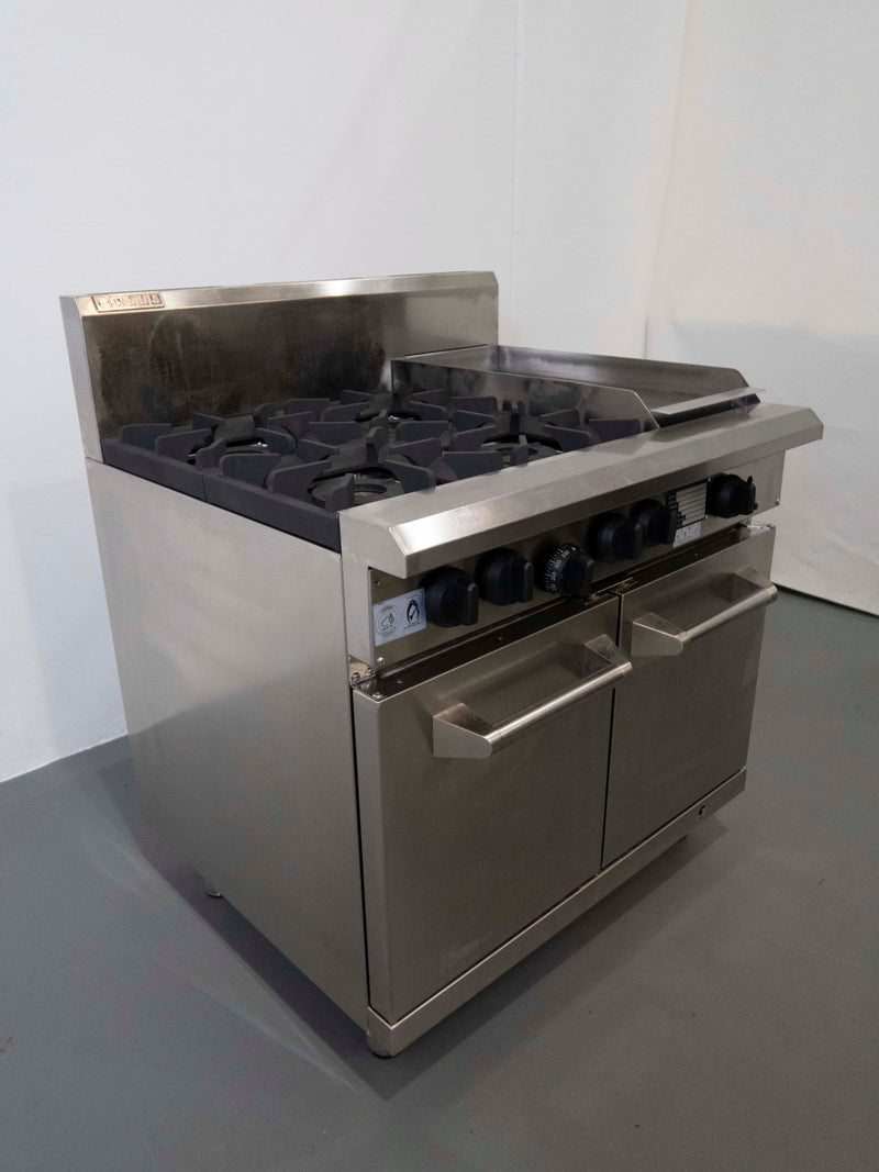 Luus CS-4B3P 4 Burner Range Oven - 791995