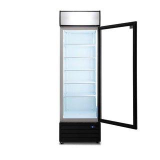 AG Equipment 420 Litre Single Door Upright Display Fridge - Glass Door CU420TNG