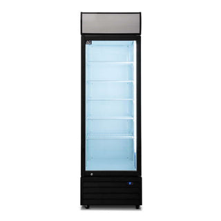 AG 420 Litre Single Door Upright Display Fridge - Glass Door- AG Equipment AG-CU420TNG