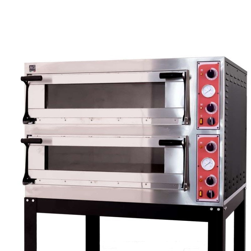 AG Italian Made Commercial 4 Series Electric Double Deck Oven