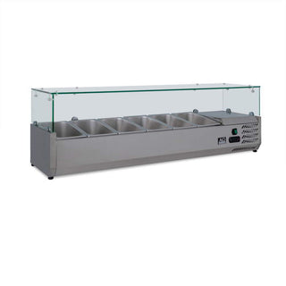 AG Pizza Showcase 1/3 x 6 GN Trays- AG Equipment AG-VRX1400-380