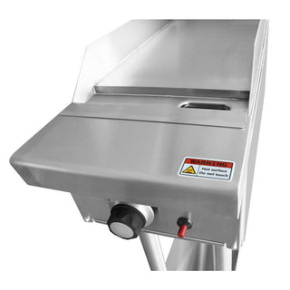 AG Single Burner Commercial Flat Griddle/Hotplate - 300MM WIDTH - LPG- AG Equipment AG-GR300-LPG