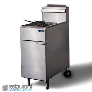 Cookrite 84Mj/h 3 Tubes Gas Deep Fryer NG ATFS-40-NG