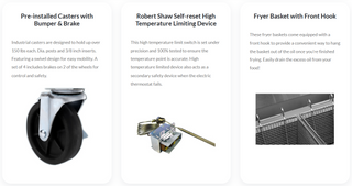 Cookrite 140Mj/h 5 Tubes Gas Deep Fryer LPG ATFS-75-LPG