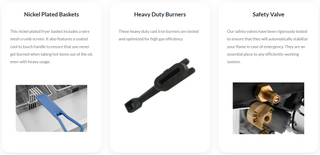 Cookrite 140Mj/h 5 Tubes Gas Deep Fryer LPG ATFS-75-LPG