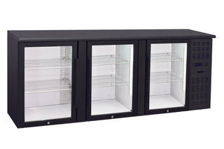 Anvil 3 Door Glass Door Back Bar - BBZ0300