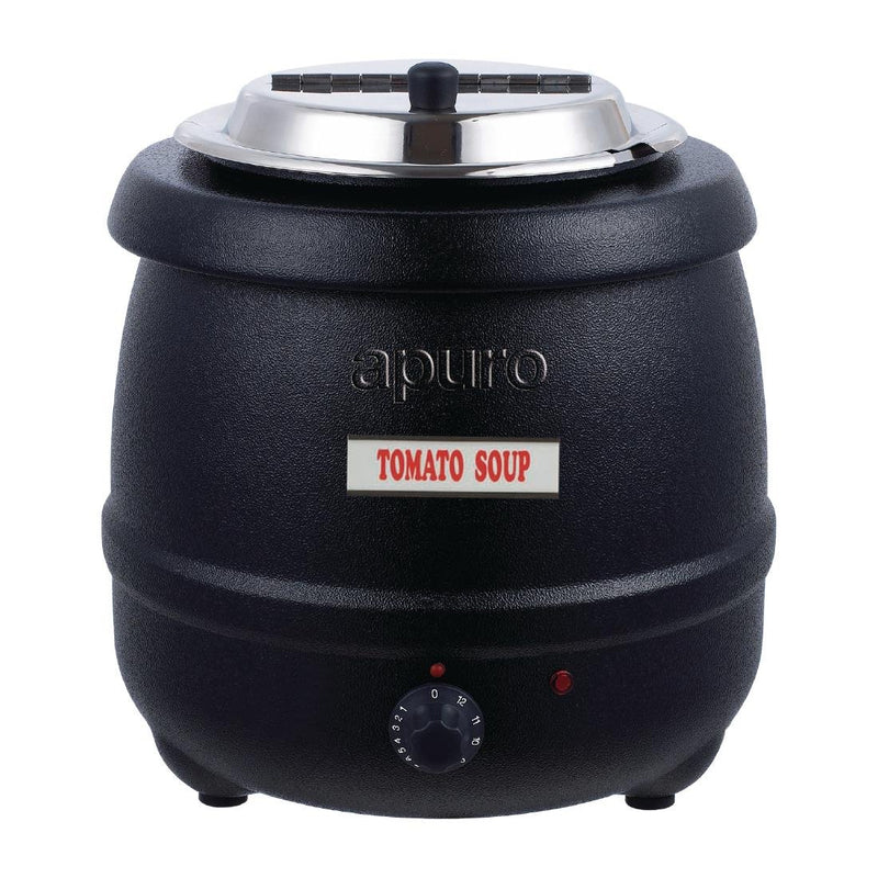 Black Soup Kettle 10Ltr- Apuro L715-A