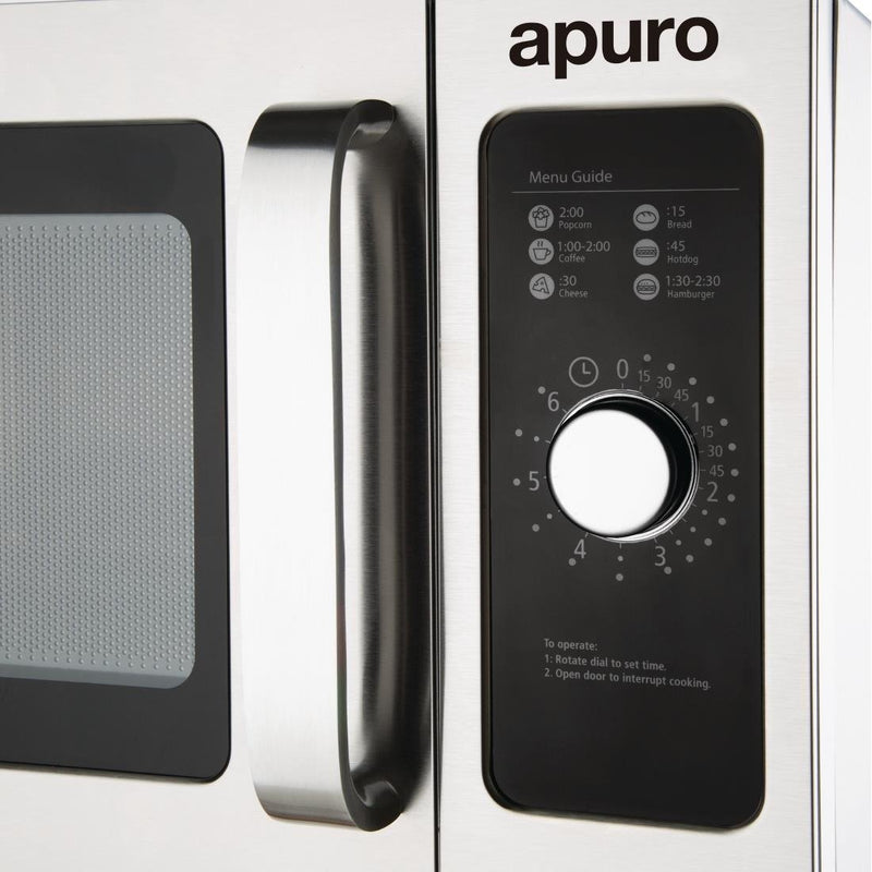 Light Duty Manual Commercial Microwave 25Ltr- Apuro FB861-A