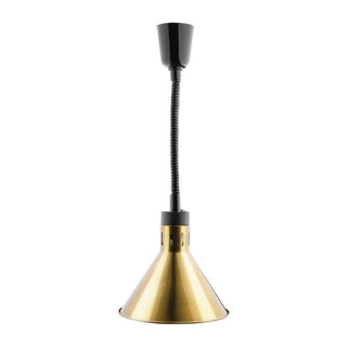 Apuro Retractable Conical Heat Lamp Shade Gold Finish - DY465-A